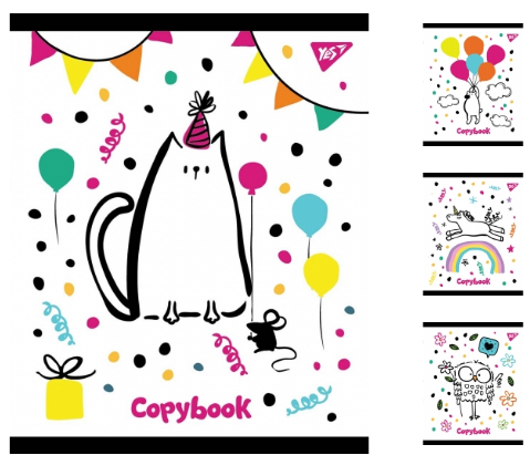 Зошит 18л # YES 765193 Sketch animals УФ-виб.+глітер+софт-тач