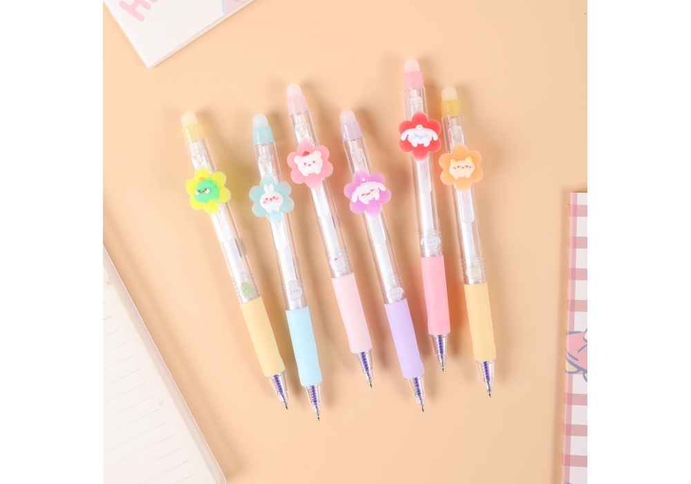 Ручка гелева синя "пиши-стирай" асорті 0.6мм