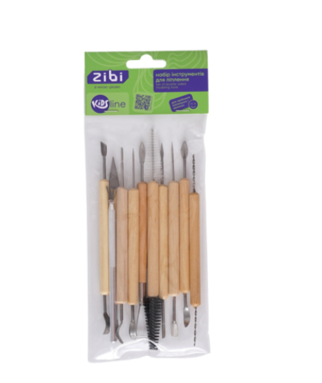 Набір інструментів для ліплення, 11 шт, двосторонні, KIDS Line ZB.6981