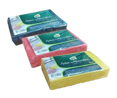 Шкребок кухонний фібровий 5шт Super Luxe Абразив