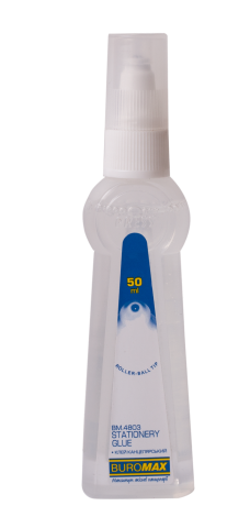 Клей канцелярський Buromax, BM.4803, 50 мл, кульковий механізм