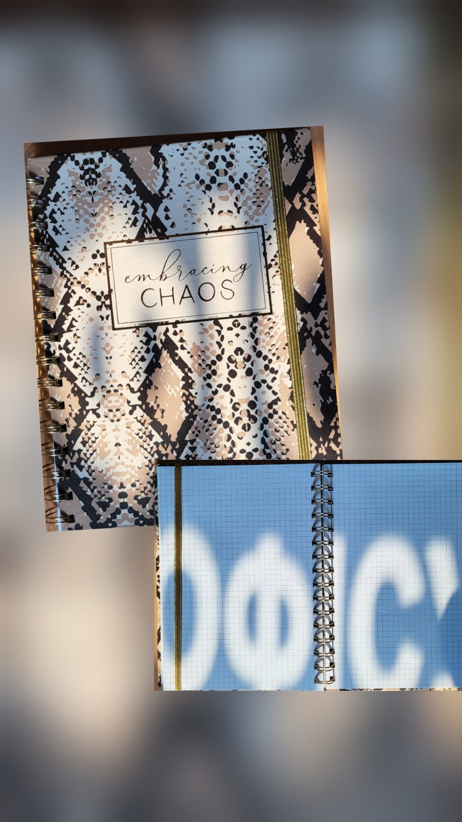 Блокнот А5 на спіралі, на гумці, обкладинка з фольгою 100арк. 70гр. 5234