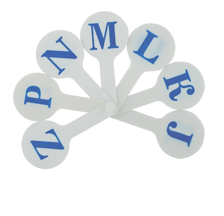 Віяло букв  Набір англійських літер, KIDS Line ZB.4903