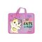 Тека пластикова з текстильними ручками KIDIS, Cats are the best 14082