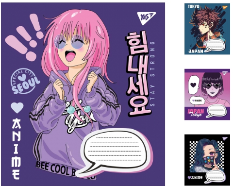 Зошит 18арк лінія YES 766349  Japan Tokyo