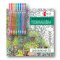 Розмальовка SANTI антистрес з гелевими ручками "Дивовижний ліс" 450165