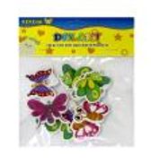 Наліпки EVA кольрові, 5гр. Метелики 11109