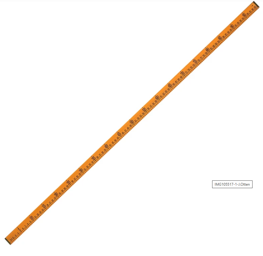 IMG105517-1 Лінійка дерев'яна двостороння, металеві торці, 1 м IMG105517-1