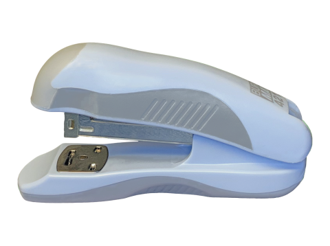 Степлер пластиковий, PASTEL, 20арк., (скоби №24, 26), блакитний BM.4215-14