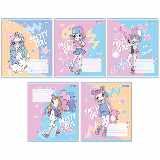 Зошит 12арк коса лінія 1Вересня 767205 Pretty girl