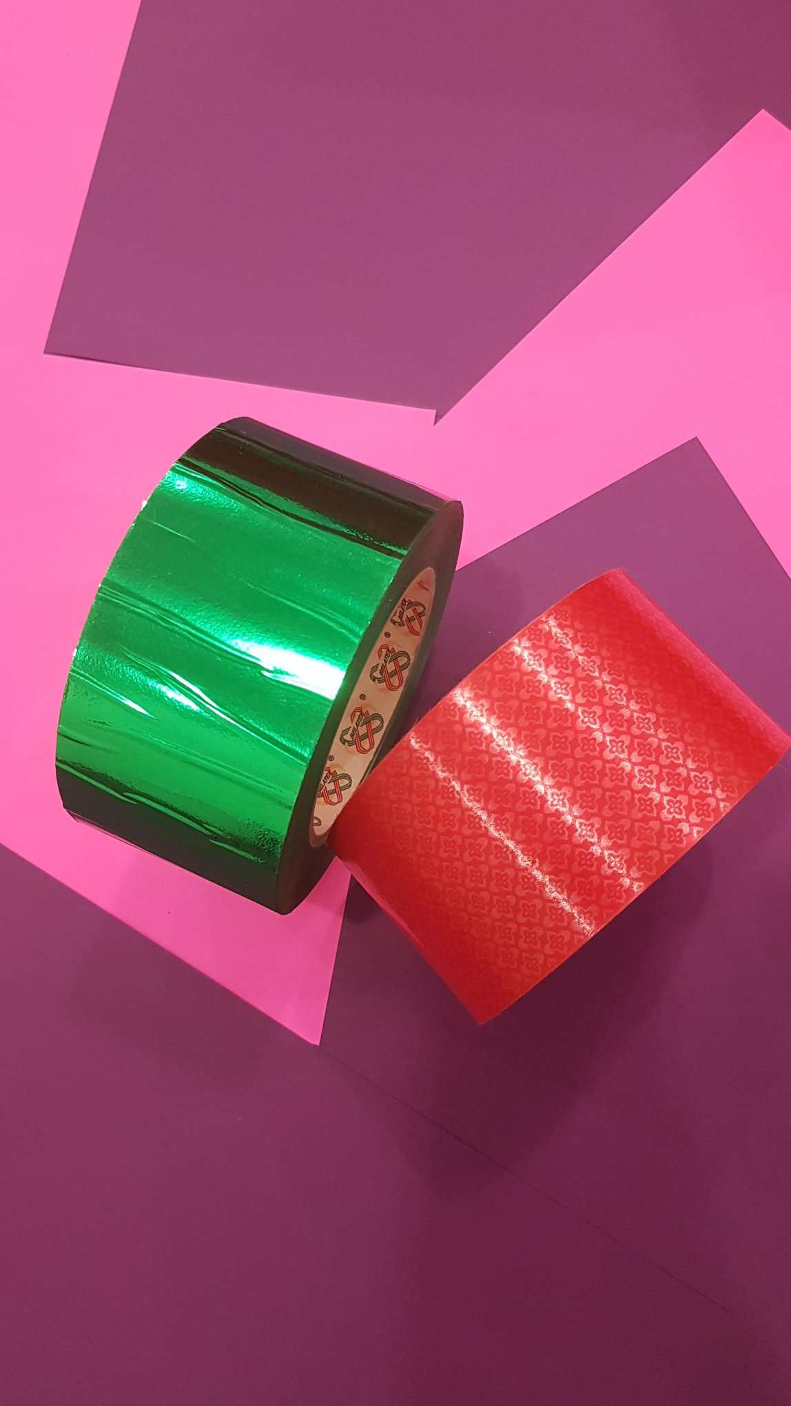 Стрічка декоративна бабина 5см мікс 9542