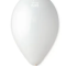 Латексна кулька Gemar біла(001) пастель 10"(25см) 100шт.