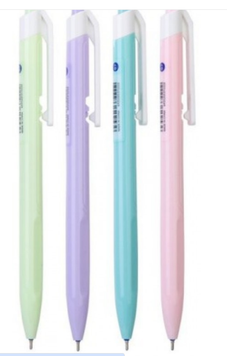 Ручка кулькова Deli Xtream авт. з гум.грип пастельний корпус 0,7 мм, синій (асорті) EQ03330