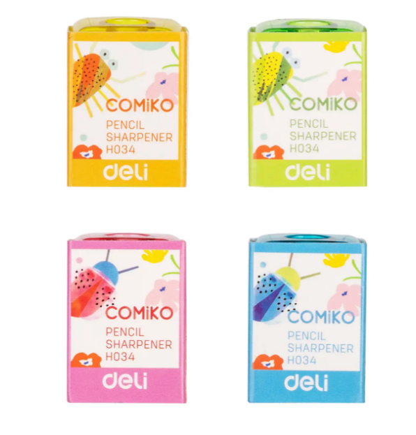 Чинка Deli Comiko без контейнера квадратна EH034