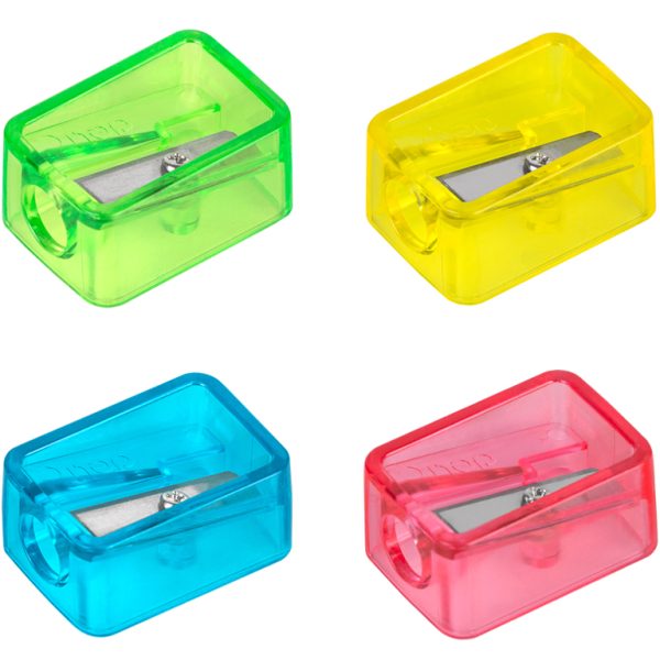 Чинка DELI ЕН034 мікс "Comico" квадратна