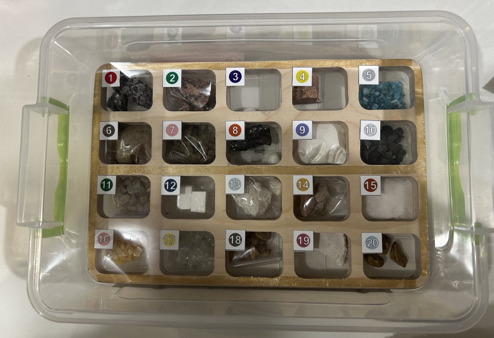 Коллекция Горные породы 20 шт в уп