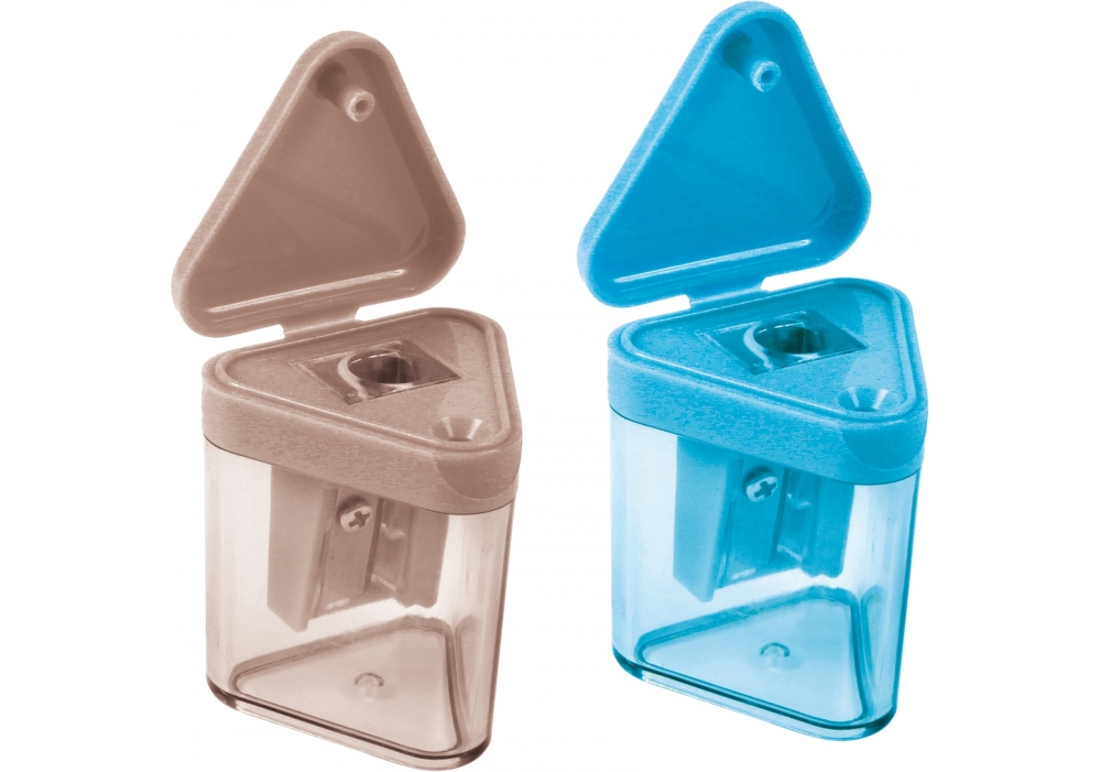 Чинка Ecomomix, пластикова, трикутна, з контейнером