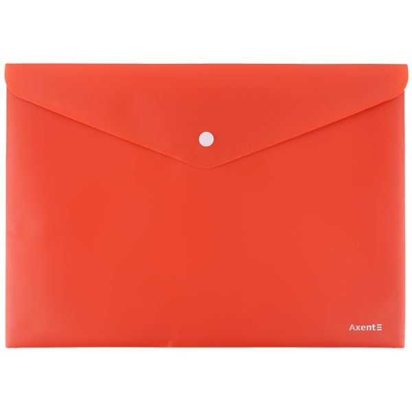 Папка на кнопці А4, Axent Earth colors кораловий 1412-04-A