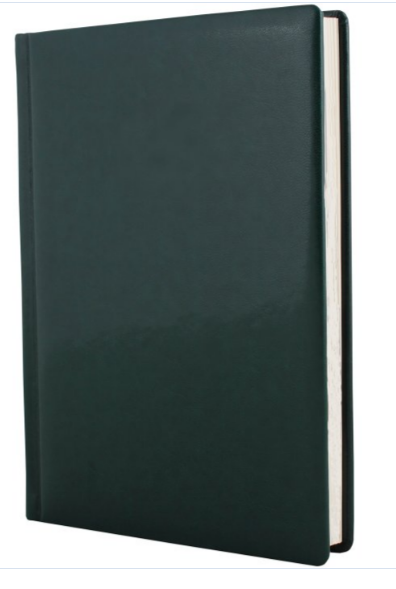 Щоденник недатований, GLOSS, кремовий блок, лінія, зелений, А5 O25402-04