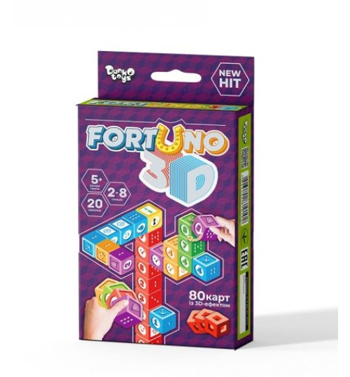 Настільна розвиваюча гра "Fortuno 3D" українська