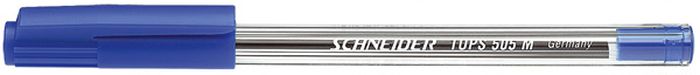 Ручка кулькова Schneider Tops 505М, синя, S150603