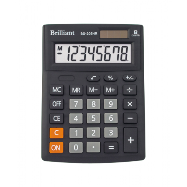 Калькулятор BRILLIANT BS-208NR  100 x 125 x 15 мм