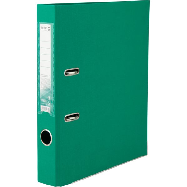 Папка-реєстратор двостороння PP 5 cм, зібрана, зелена D1711-04C