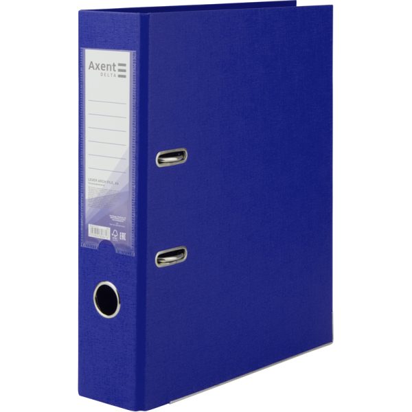 Реєстратор А4 75 мм Delta синій, D1712-02C