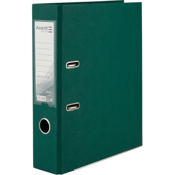 Реєстратор А4 75 мм Delta темно-зелений, D1712-23C