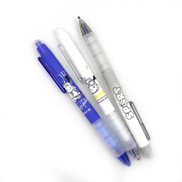 Ручка гелева пиши-стирай 0,5мм синя "Puppy" 33185