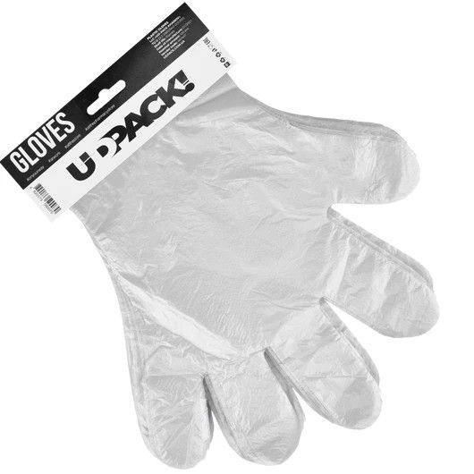 Рукавички ПЕ на планці 100шт/уп 24173