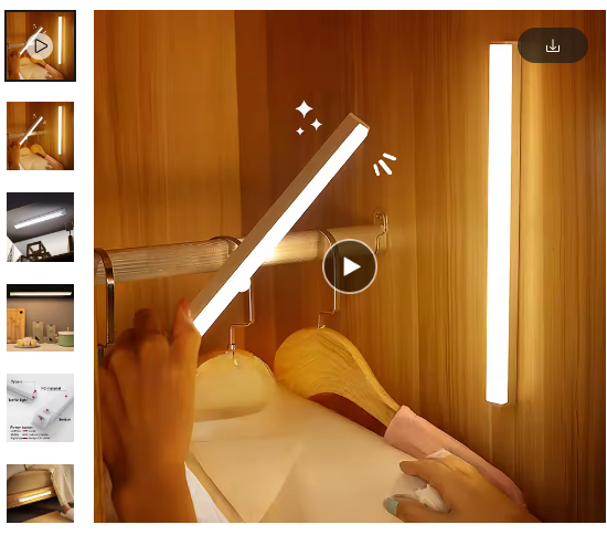 Лампа з датчиком руху 30см Lamp LED