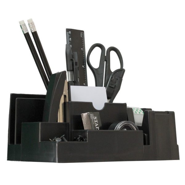 Набір 4OFFICE 17 предметів вертушка чорна 4-414