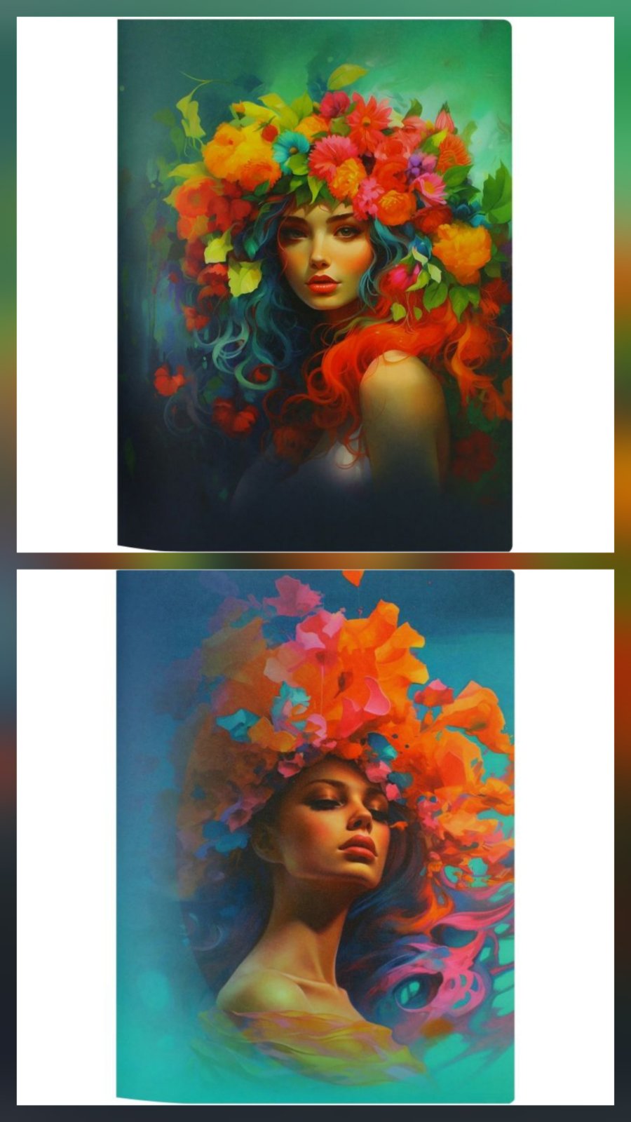 Папка А4 з 10 файлами з друком ШІ Optima, асорті