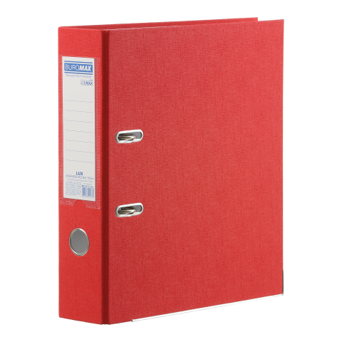 Реєстратор LUX одност. JOBMAX А4, 70/75 мм (внутр./зовн.), PP, червоний, збірний