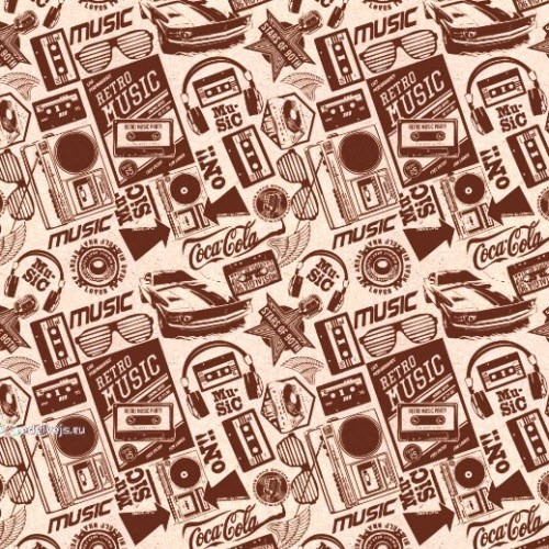 Папір пакувальний (100х70см)  УБ-447