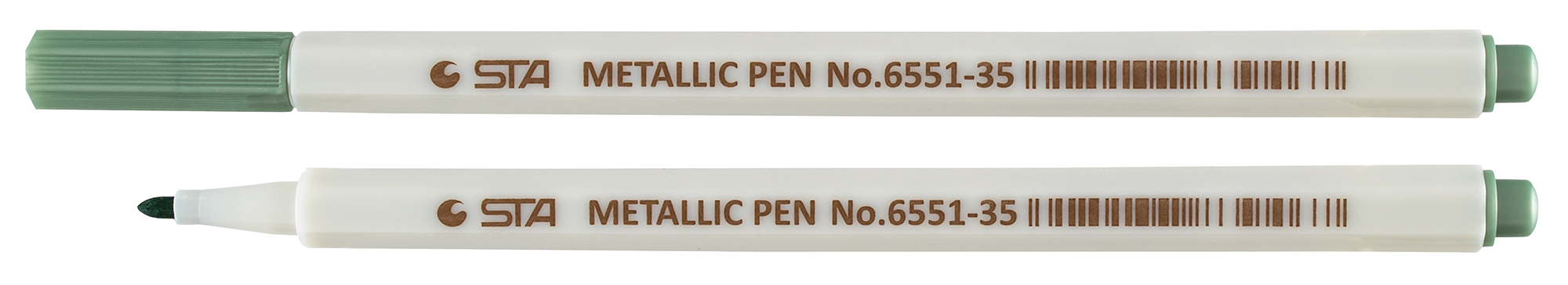 Маркер художественный 1 мм STA Paint аквамарин металлик, STA6551-M35