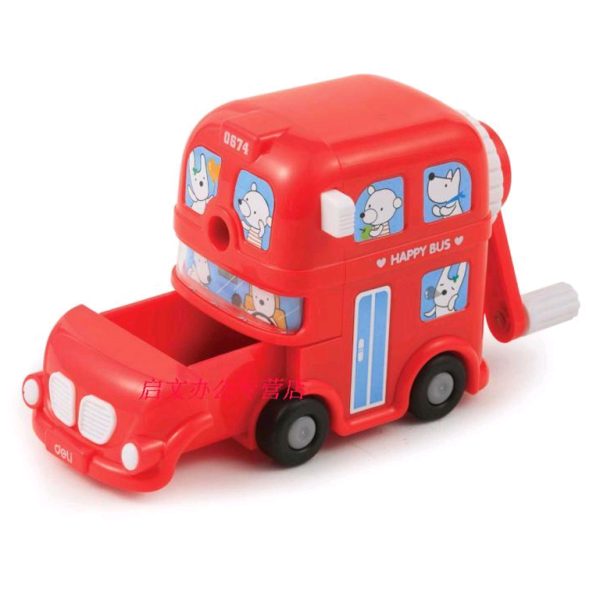 Чинка механічна Deli 0674Е Автобус