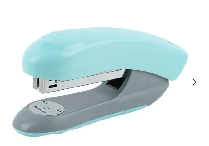 Степлер канцелярський №24/6 Axent Welle-2 4820-09-A, пластиковий, 20 аркушів, Pastelini, неом'ятний