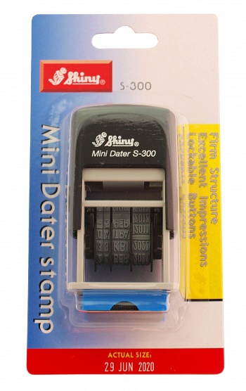 Міні-датер пластмасовий, цифровий, 3мм.(бліст)