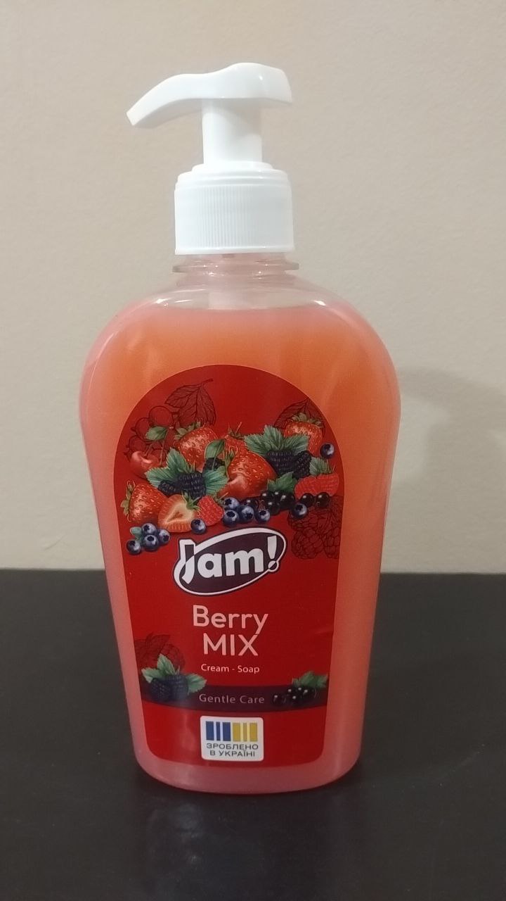 JAM! Крем-мило Berry Mix з гліцерином 325г