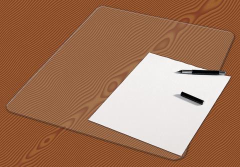 Пiдкладка для письма прозора (648x509мм, PVC) 09-0320-0