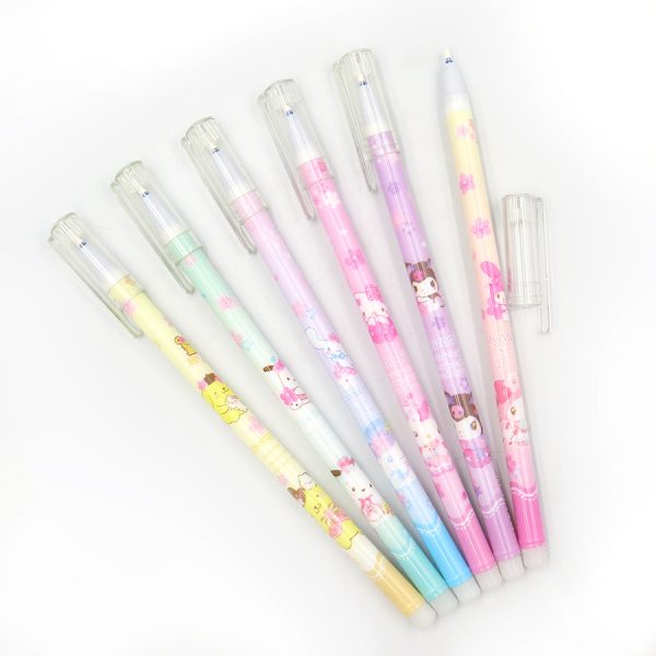 Ручка гелева пиши-стирай 0,5мм синя "Cute" A16