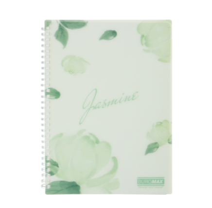 Зошит для записів ARABESKI, B5, 80 арк., клітинка, пластикова обкладинка, м'ятний BM.2586-38