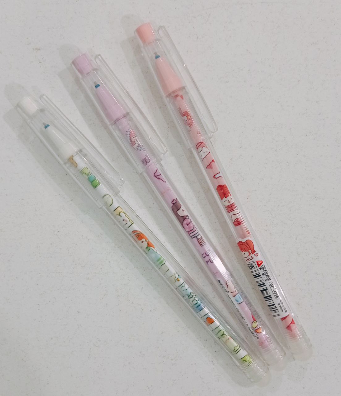 Ручка гелева пиши-стирай 0,5мм синя "Sweet diary" 34208