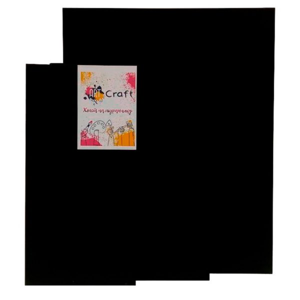 Холст на підрамнику чорний 40*25 см