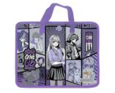 Тека пластикова з текстильними ручками KIDIS, Anime 14083