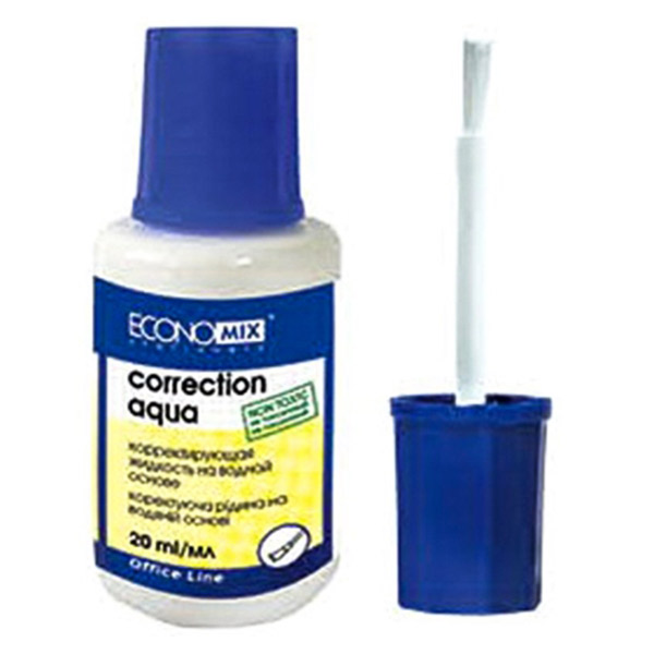 Коректор 20 мл Economix E41312 на водній основі