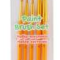 Набір пензлів 5шт., синтетичний ворс, круглі (№ 0, 2, 3, 6, 8), коротка ручка