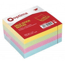 Липкий блок 50*50 250л Optima пастель микс